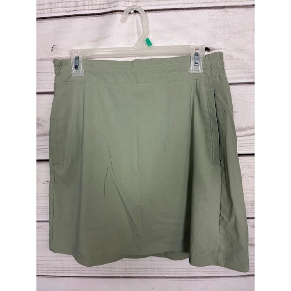 Columbia Sportswear Womens Green Active Hiking Skort Size Medium Elastic Waist